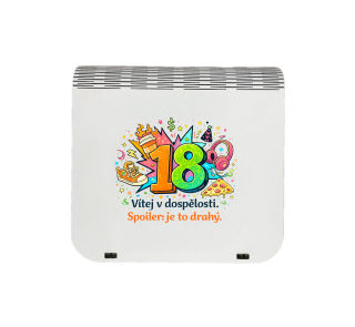 Dárková krabička na bankovky v injekcích - "Vítej v dospělosti 18"