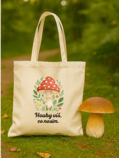 Plátěná taška s potiskem - Muchomůrka I