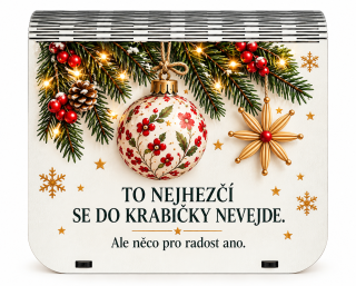 Dárková krabička na bankovky v injekcích - "To nejhezčí se do krabičky nevejde."