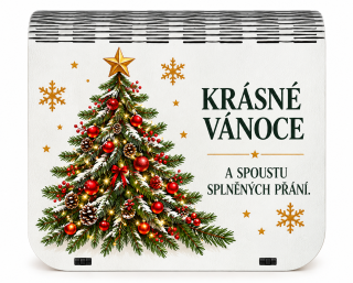 Dárková krabička na bankovky v injekcích - "Krásné Vánoce a spoustu splněných přání."