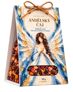 Andělský sypaný čaj – 30 g (sv.modrý)