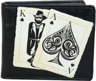 Peněženka malá pánská - hrací karty Vegas