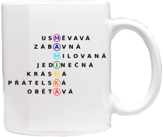 hrneček pro maminku motiv Maminka křížovka