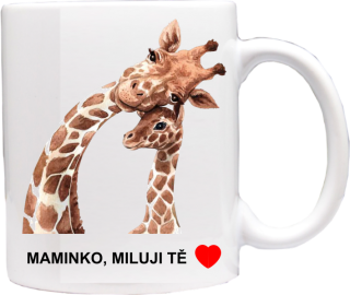 hrneček pro maminku motiv Žirafa